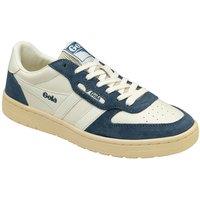 Gola Classics Women's 'Hawk 89' Leather Lace-Up Trainers in Off-White | Size: 7