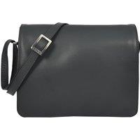 House of Leather Women's Puerto Rico Real Leather Bag in Navy | Size: Medium