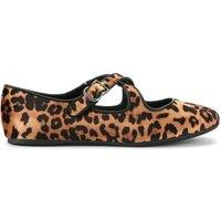 KG Kurt Geiger Women's 'Natalia' Velvet Flats in Light Brown | Size: 4