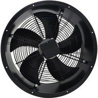 Living and Home Ventilation Range Hood Wall-Mounted Exhaust Axial Fan Kitchen Ventilator 22-inch in Black