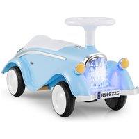 Costway Toddler Ride on Toy Classic Foot to Floor Sliding Car w/Horn in Blue