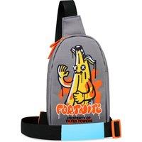 Fortnite Men's Crossbody Bag Shoulder Chest Slings Ideal Phone Wallets in Grey