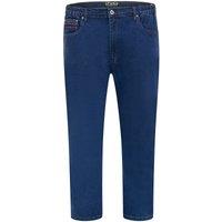 D555 Men's London Bailey Elasticated Waist Kingsize Jeans in Blue | Size: 44S