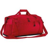 Quadra Men's Sports Locker Bag in Dark Red