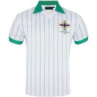 Northern Ireland Men's Adults Retro Shirt in White | Size: XL