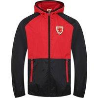 FA Wales Men's Adults Shower Jacket Windbreaker in Red | Size: 3XL