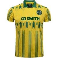 Celtic FC Men's Adults Retro Shirt in Yellow | Size: Small
