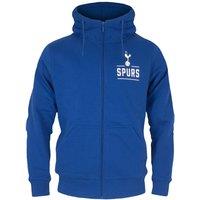 Tottenham Hotspur FC Men's Adults Zip Hoodie in Blue | Size: 3XL