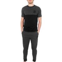 Chelsea FC Men's Adults Premium Pyjama Set in Grey | Size: XL