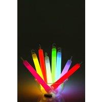 Neel Blue 6 Inch Glow Sticks Lanyard Premium Ultra Bright Glow in the Dark Rod - 25pcs
