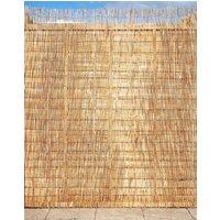 Primrose Peeled Reed Natural Garden Privacy Screening Roll W4m x H1.8m in Brown