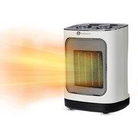 PureMate Ceramic Fan Heater, 1800W Portable Electric Heater w/ 2 Heat Settings, Space Heater w/ Oscillating, Adjustable Thermostat & Safety Cut-Off
