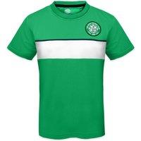 Celtic FC Boy's Kids Poly T-Shirt in Green | Size: 12-13 Years