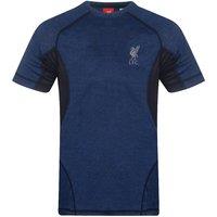 Liverpool FC Boy's Kids Poly T-Shirt in Royal | Size: 6-7 Years