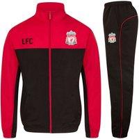 Liverpool FC Men's Adults Jacket & Pants Tracksuit Set in Red | Size: Large