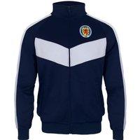 Scottish FA Men's Scotland Adults Retro Track Top Jacket in Navy | Size: Medium