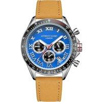 Anthony James Men's Hand Assembled Tachymeter Turbo Steel Blue Watch