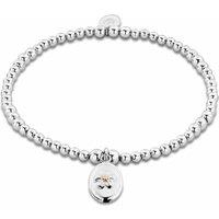 Clogau Women's Nature's Wonder Sterling Silver Forget-Me-Not Affinity Bracelet in Metallics