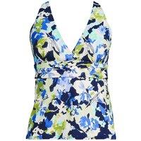 Lands' End Women's Plunge V-neck Tankini Top | Size: 8