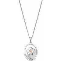Clogau Women's Nature's Wonder Sterling Silver Forget-Me-Not Pendant in Metallics