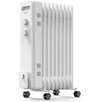 VonHaus 9 Fin Oil Filled Radiator 2000W in White
