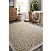 Origins Sisal Rug Light Beige with Sand Border 160x230 in Medium Beige | Size: 160 cm x 230 cm