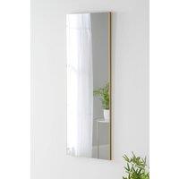 Yearn Mirrors Narrow Contemporary Wall Mirror in Gold