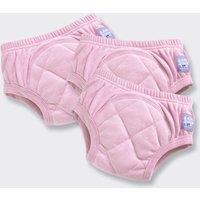 Bambino Mio Potty Training Pants for Girls & Boys - 3 Pack in Baby Pink | Size: 2-3 Years