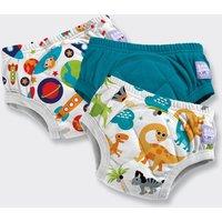 Bambino Mio Potty Training Pants for Girls & Boys - 3 Pack in White | Size: 3-4 Years
