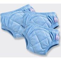 Bambino Mio Potty Training Pants for Girls & Boys - 3 Pack in Baby Blue | Size: 3-4 Years