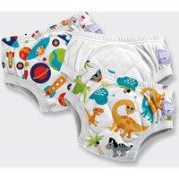 Bambino Mio Potty Training Pants for Girls & Boys - 3 Pack in Off-White | Size: 2-3 Years