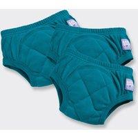 Bambino Mio Potty Training Pants for Girls & Boys - 3 Pack in Teal | Size: 3-4 Years