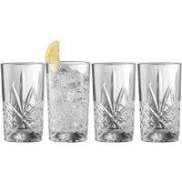 Galway Crystal 'Inisheer' Hi Ball Set of Four in Clear