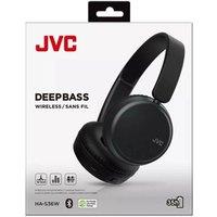 JVC Deep Bass Wireless Bluetooth Headphones HAS36 - Black