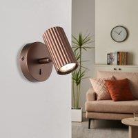 Eglo Portillo Aluminium & Steel Modern Wall Spotlight, Bronze