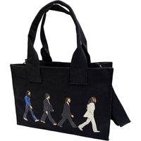 Beatles Abbey Road Drop T Logo Cotton Tote Bag in Black