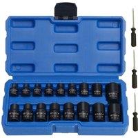 SPETLEK Impacted E Torx Star Sockets E5 - E24 in Blue
