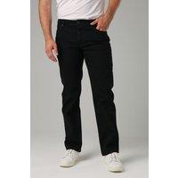 French Connection Men's Cotton Straight Leg Stetch Denim Jeans in Black | Size: 32