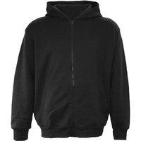 Spiral Direct Men's Full Zip Hoodie in Black | Size: 2XL