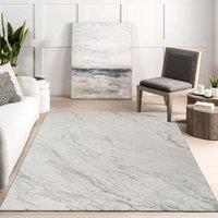 Desire Rugs Novu Modern Abstract Living Room Area Rug Metallic Sheen- Valley Grey | Size: 200 cm x 290 cm