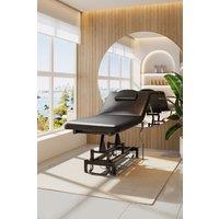 SHEONLY Electric Adjustable Reclining Tattoo Chair - Portable Salon Spa Bed in Black