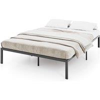 Costway Double Size/King Size Metal Bed Frame 30CM Platform Bed in Black | Size: King