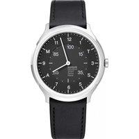 Mondaine MH1-R2S20-LB Helvetica 40mm Quartz Watch in Black