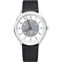 Mondaine MH1-R2S10-LB Helvetica 40mm Quartz Watch in Black