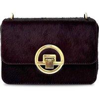 Apatchy London Women's The Tilly Hair-On Leather Bag in Burgundy