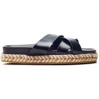 Moda In Pelle Women's 'Morornie' Porvair Flatforms in Black | Size: 4
