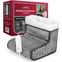 VonHaus Electric Heated Foot Warmer in Grey
