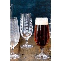 Mikasa Cheers Pack Of 4 Stemmed Pilsner Glasses in Clear