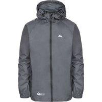 Trespass Men's Qikpac Waterproof Jacket in Dark Grey | Size: 3XS