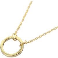 Harfi Women's Gold Plated Necklace With Openable Spring Clasp | Size: 18 inches